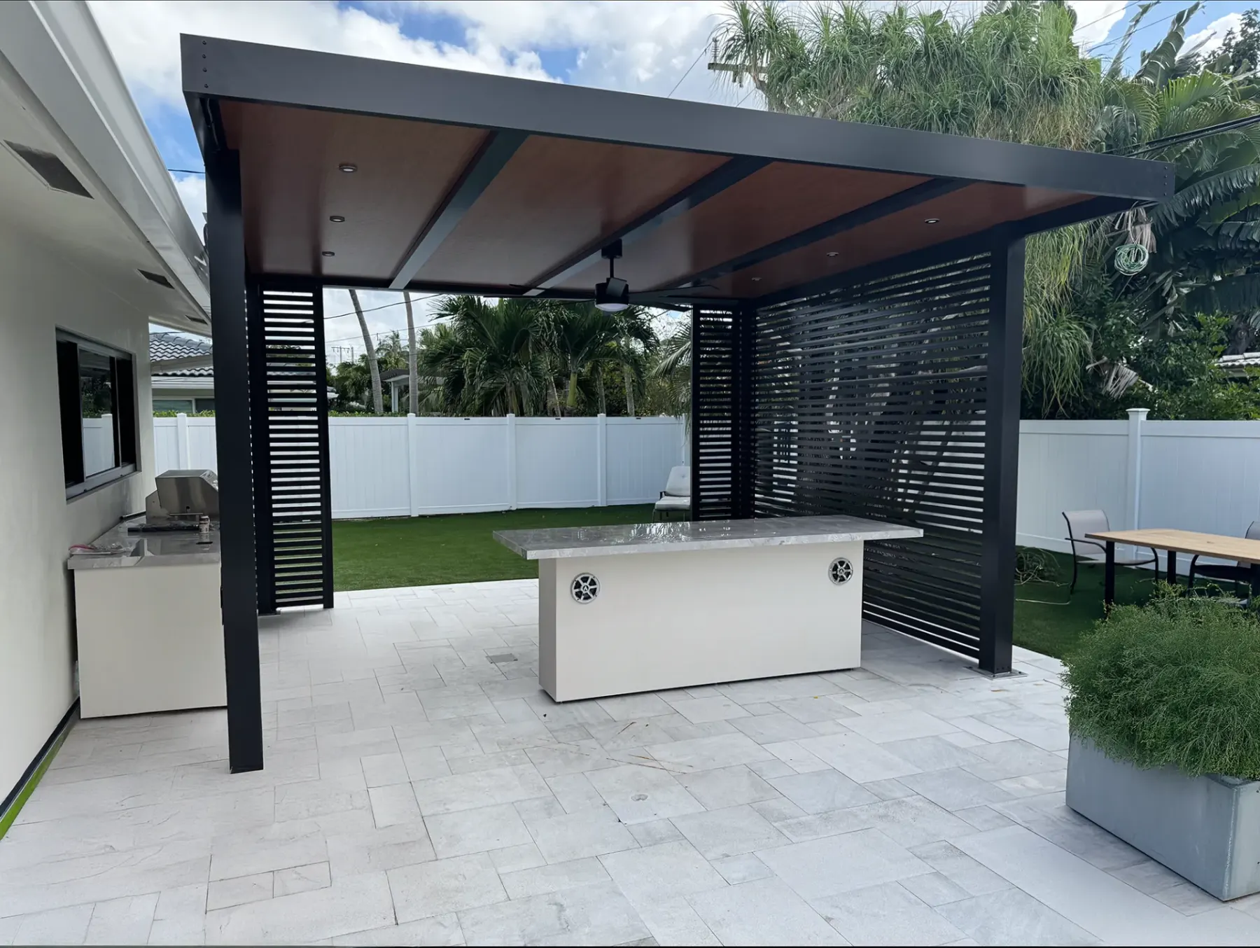 Naturewood outdoor room designed for daily open-air living