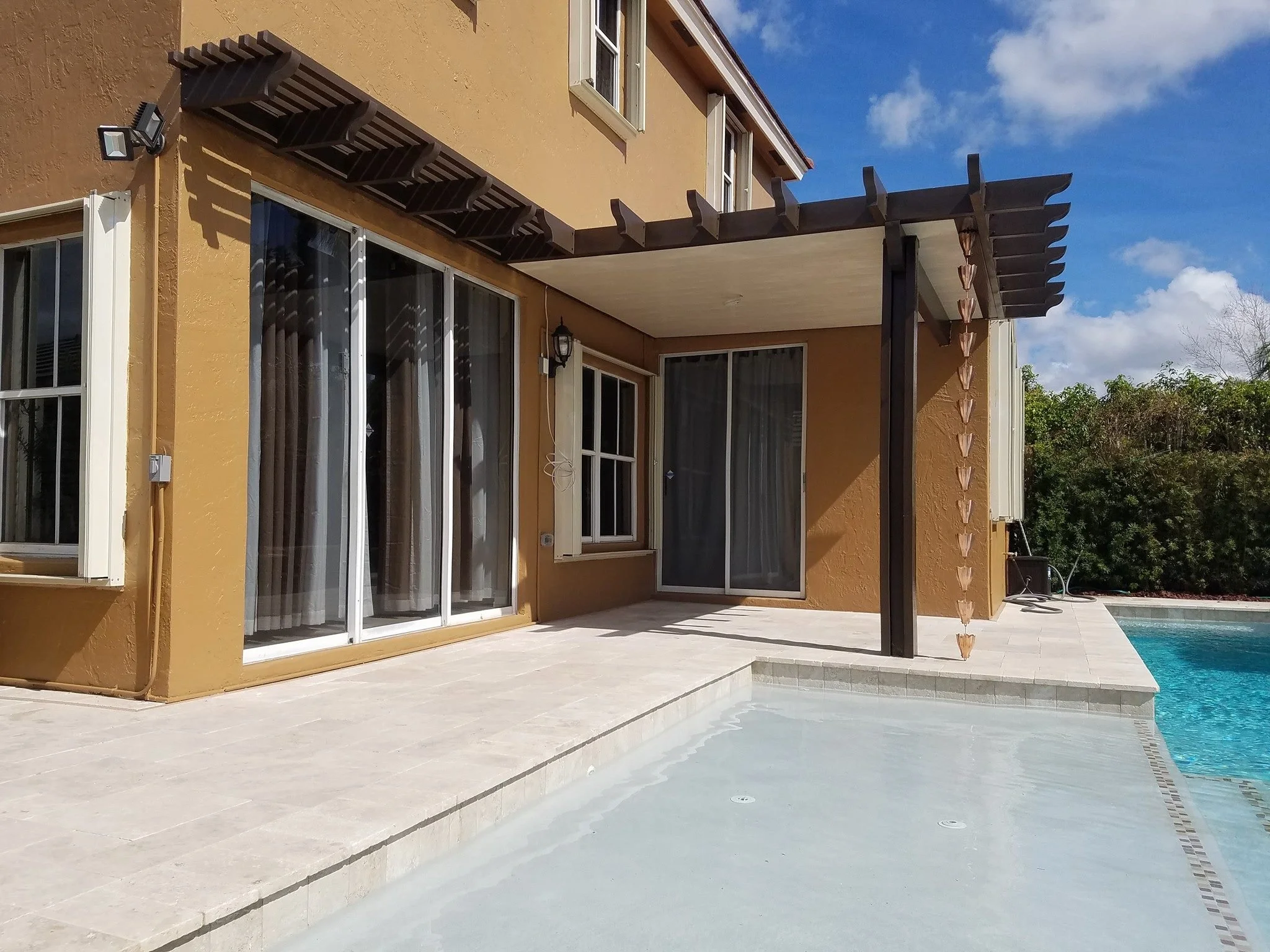 Naturewood aluminum pergola project view 12